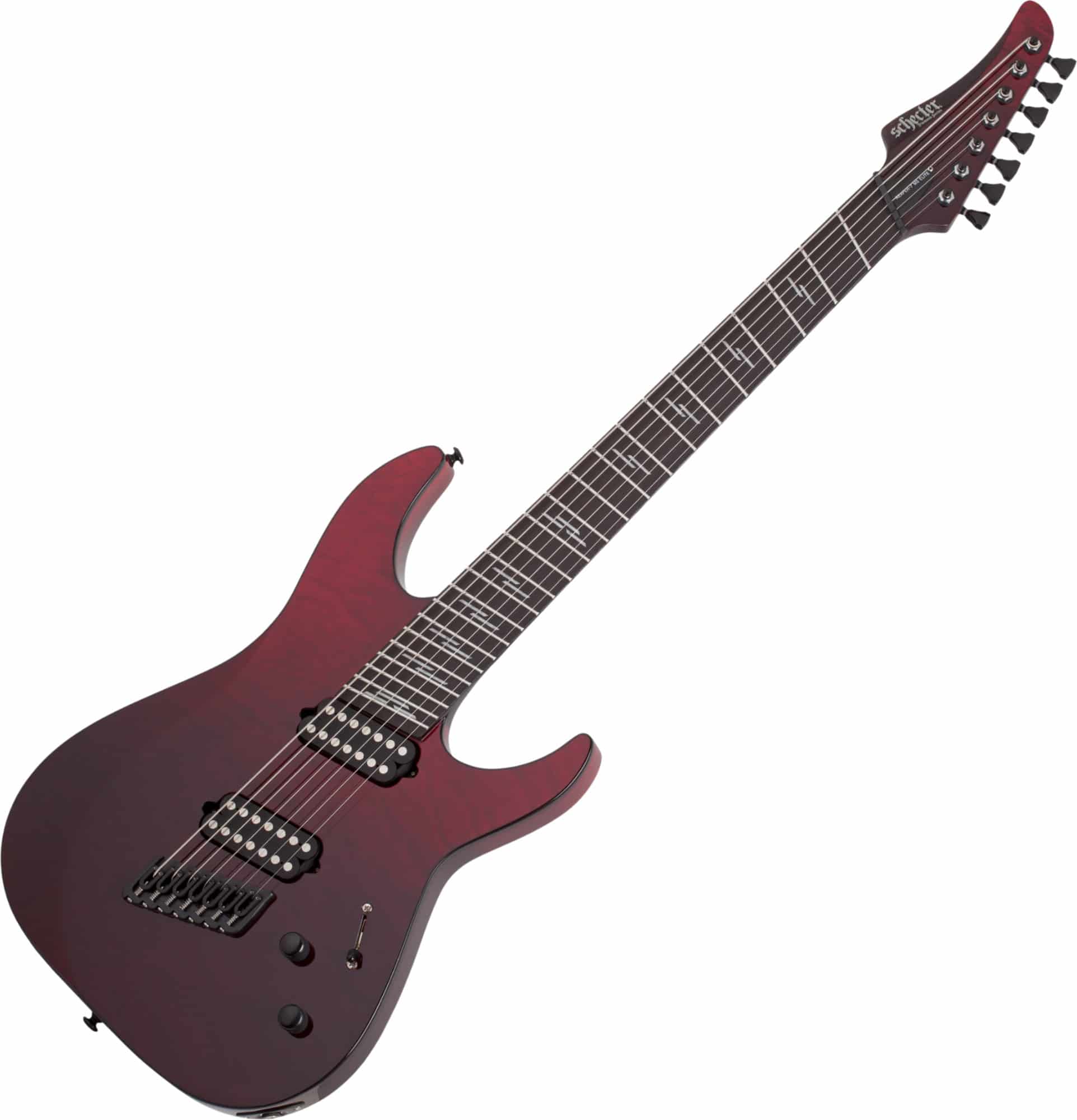 Schecter Reaper 7 Multiscale Elite Blood Burst