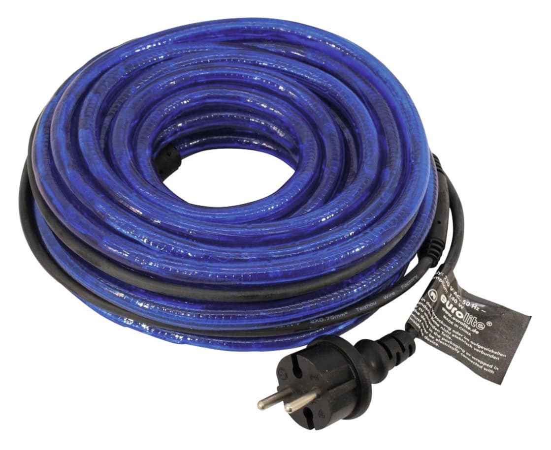 Eurolite RUBBERLIGHT RL1-230V Blau 9m