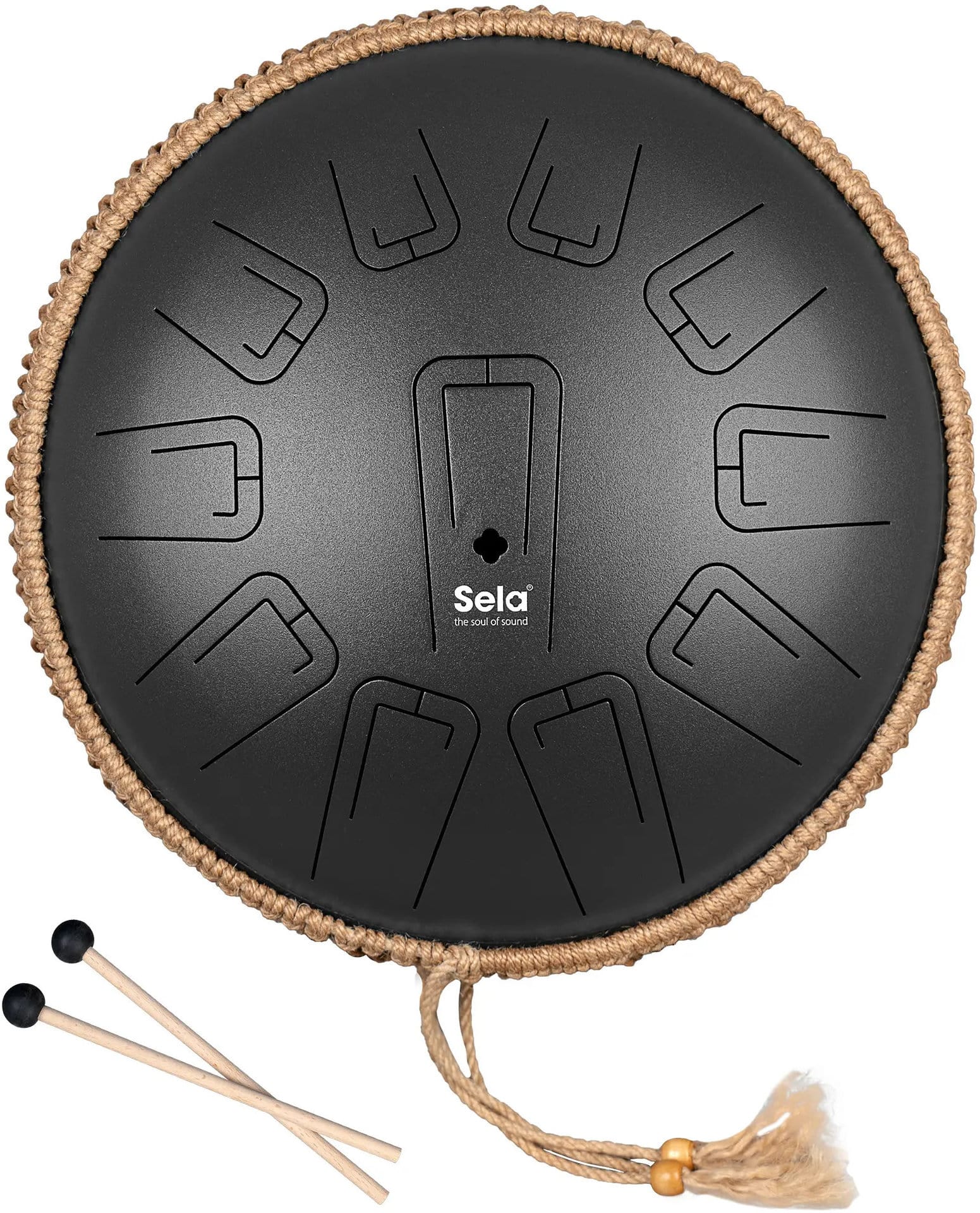 Sela SETD13U1 Unity Tongue Drum 13" C-Minor Black 432 Hz