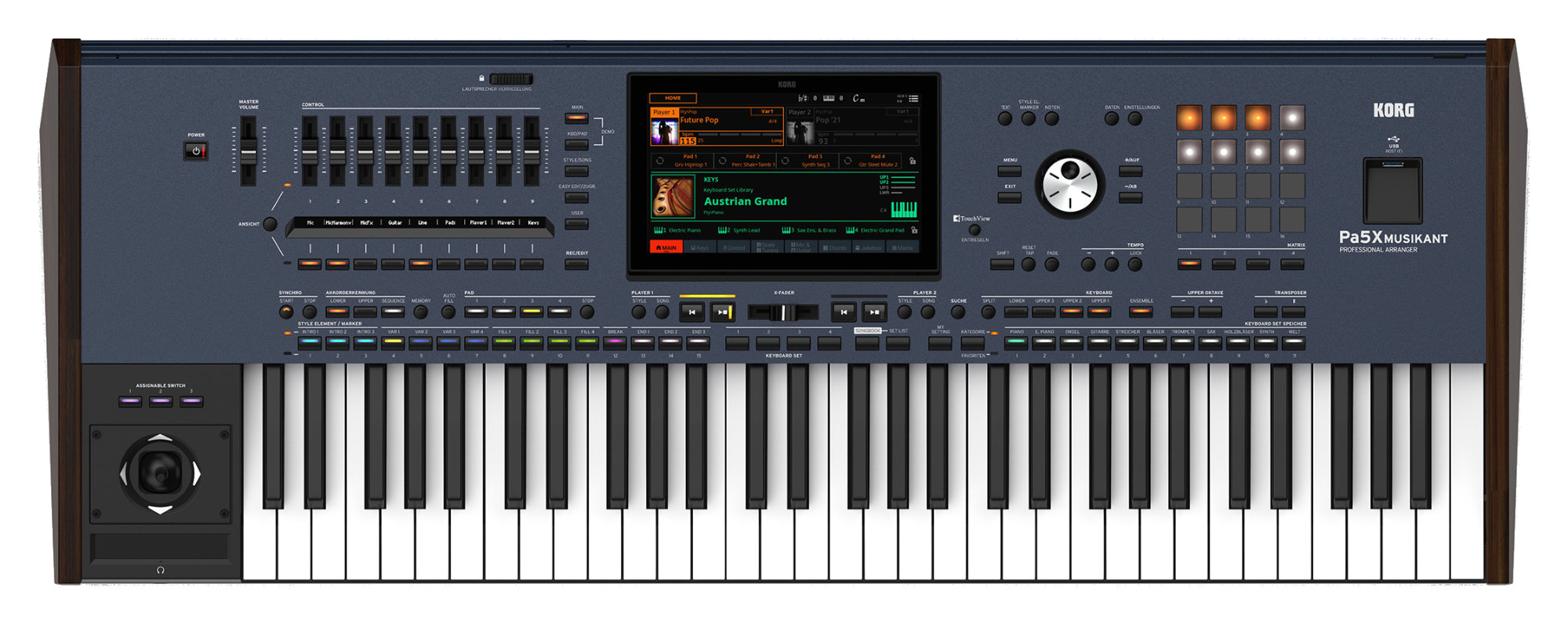 Korg Pa5X 61 Musikant Keyboard  - Retoure (Zustand: sehr gut)