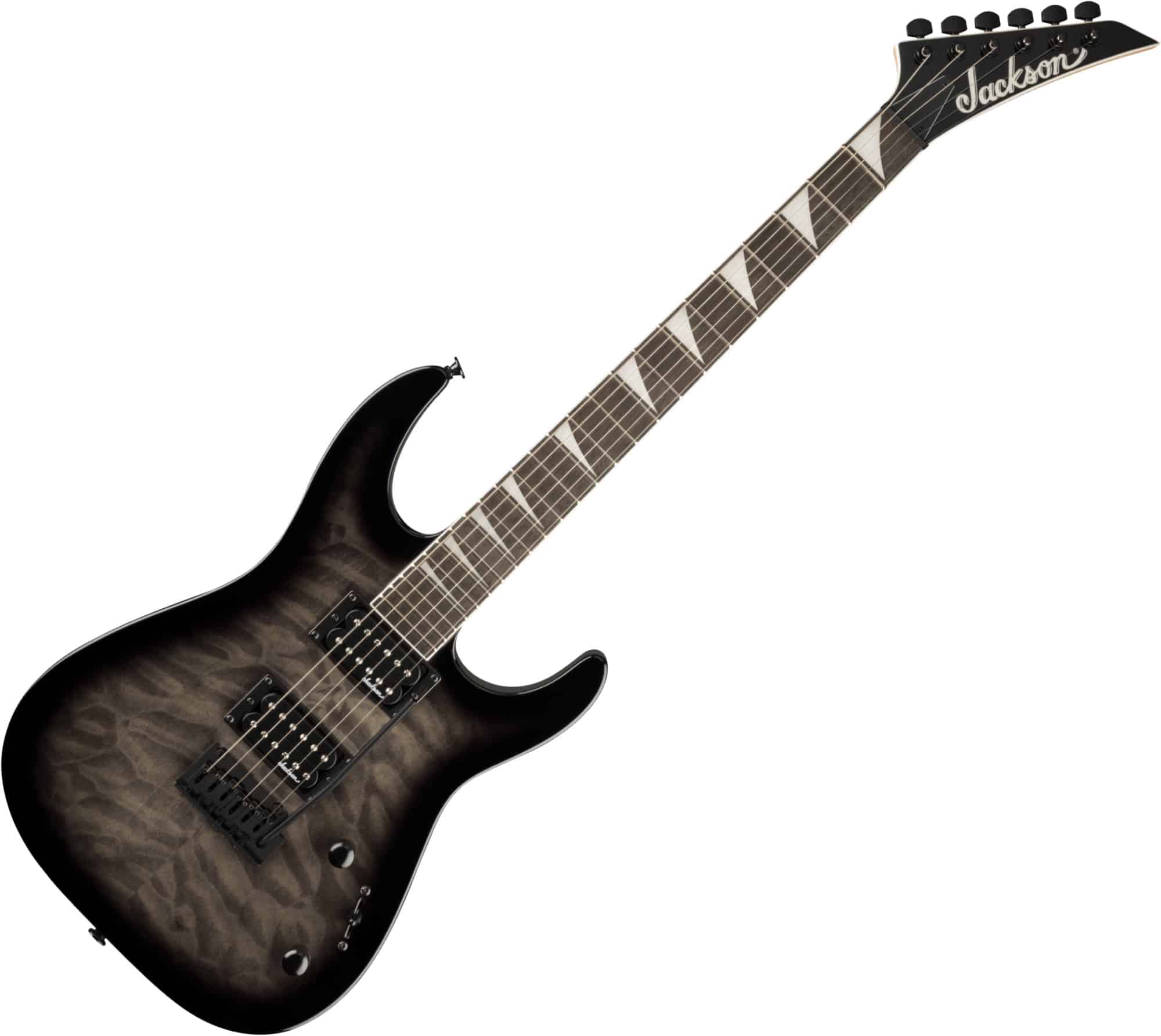 Jackson JS Series Dinky JS20 DKQ 2PT Transparent Black Burst