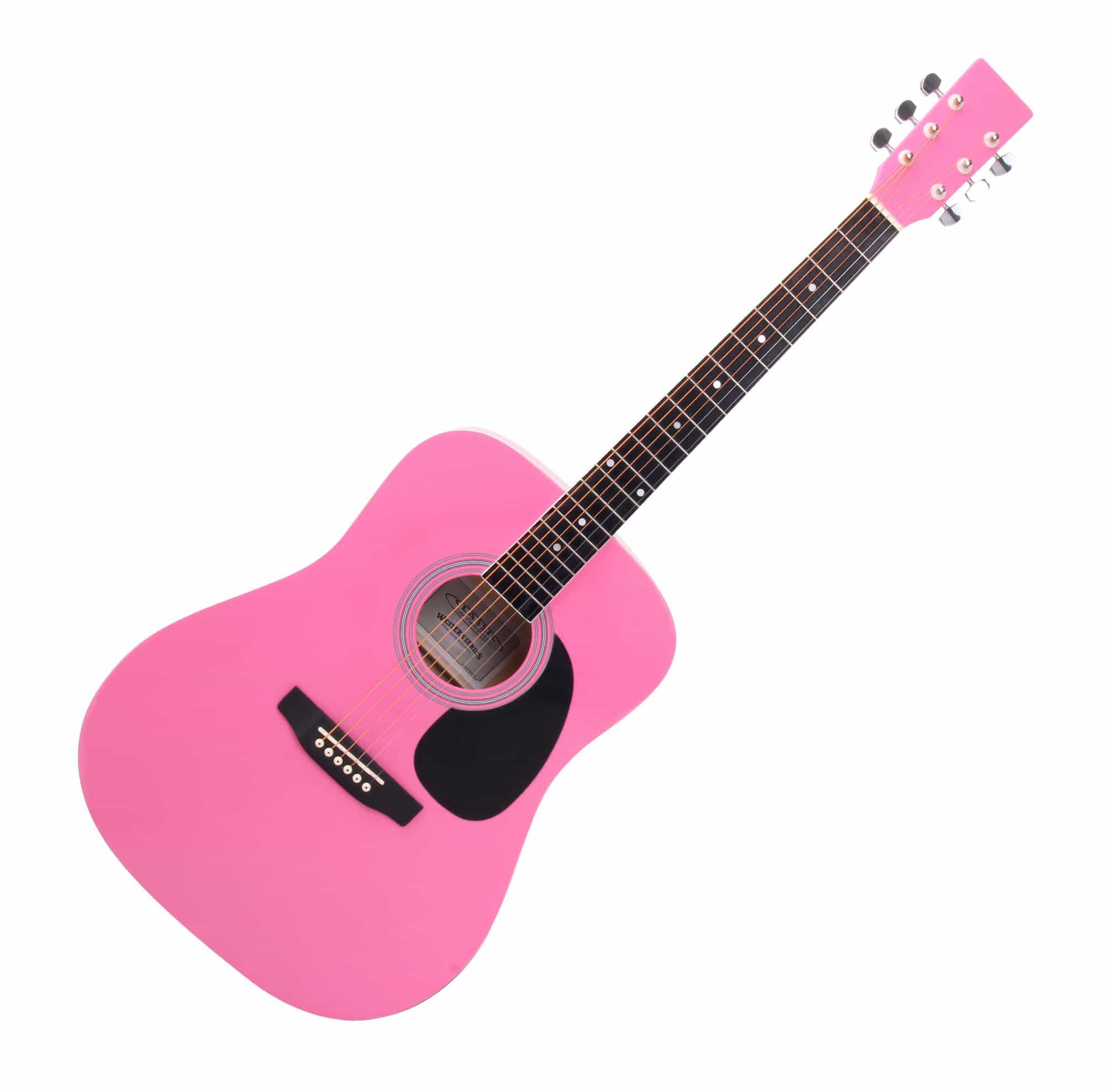 Classic Cantabile WS-10PK Westerngitarre pink  - Retoure (Zustand: sehr gut)