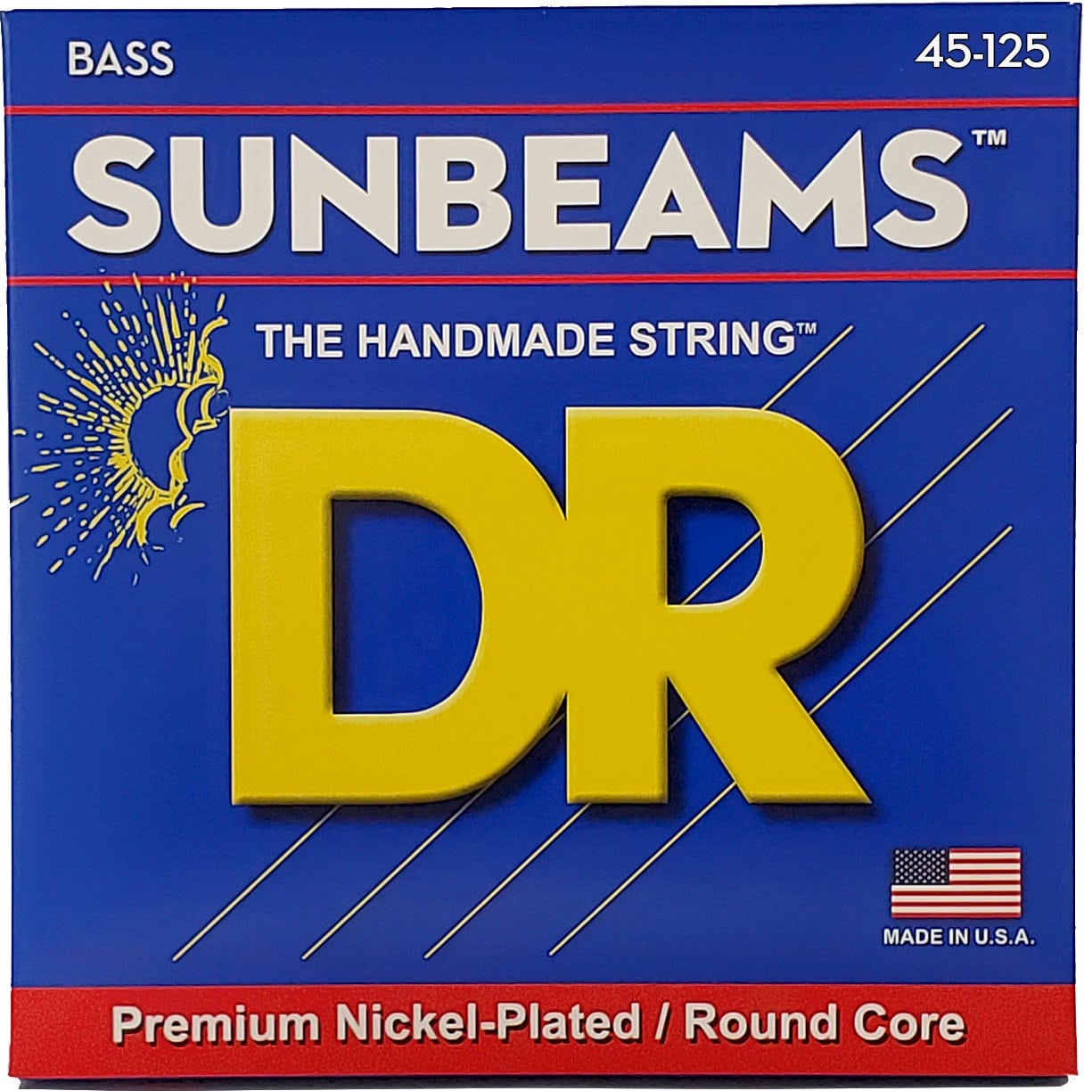 DR Strings Sunbeam Bass Nickel-Plated Steel NMR5-45 Medium 45-125