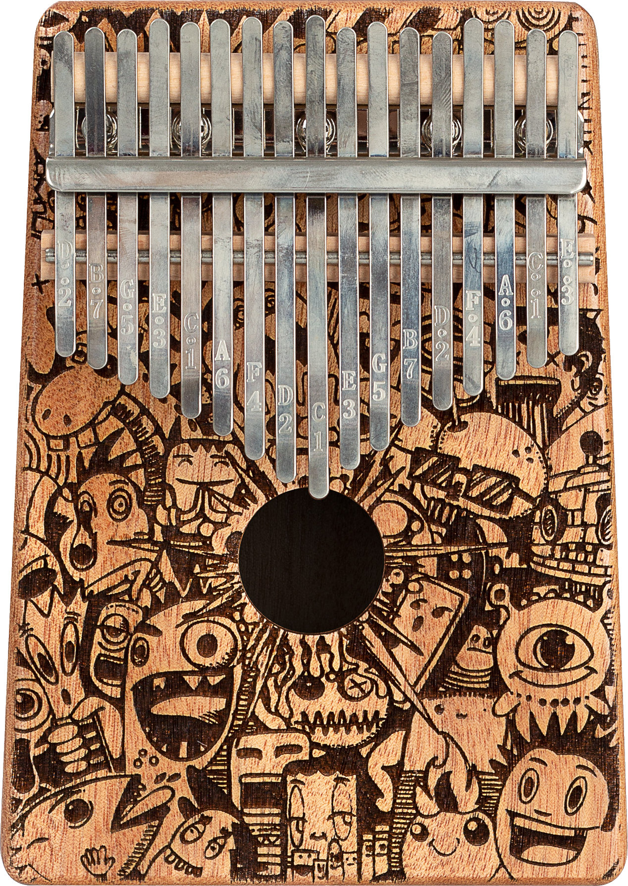 Sela SE 251 Kalimba 17 Little Monster Laser