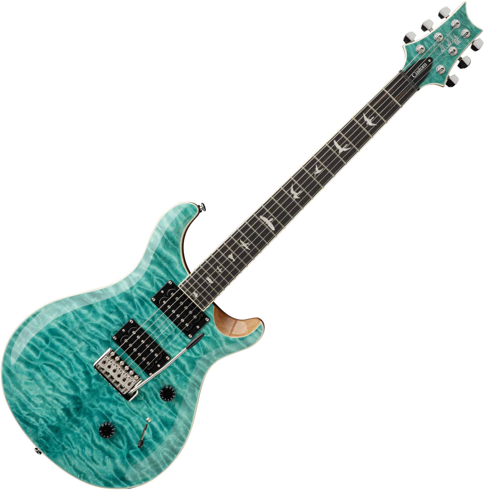 PRS SE Custom 24 Quilt Turquoise