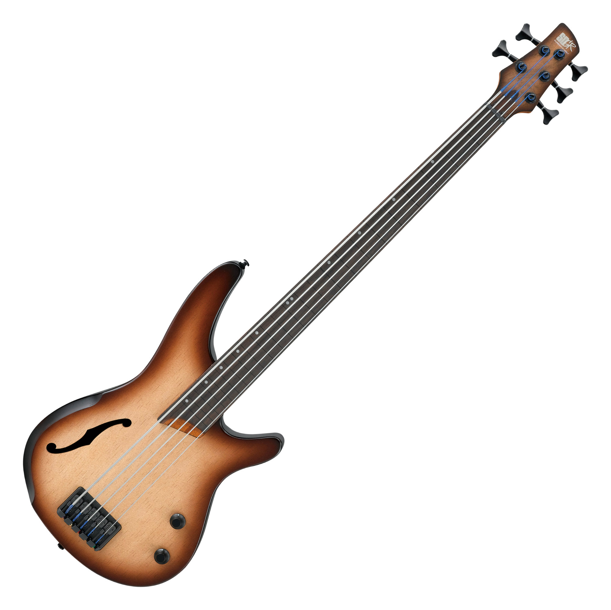 Ibanez SRH505F-NNF Fretless E-Bass Natural Browned Burst Flat