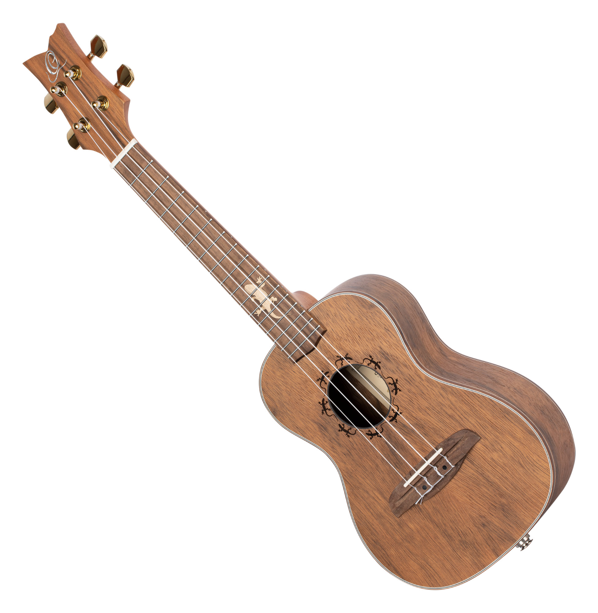 Ortega LIZARD-CC-GBL Lefthand Konzert Ukulele