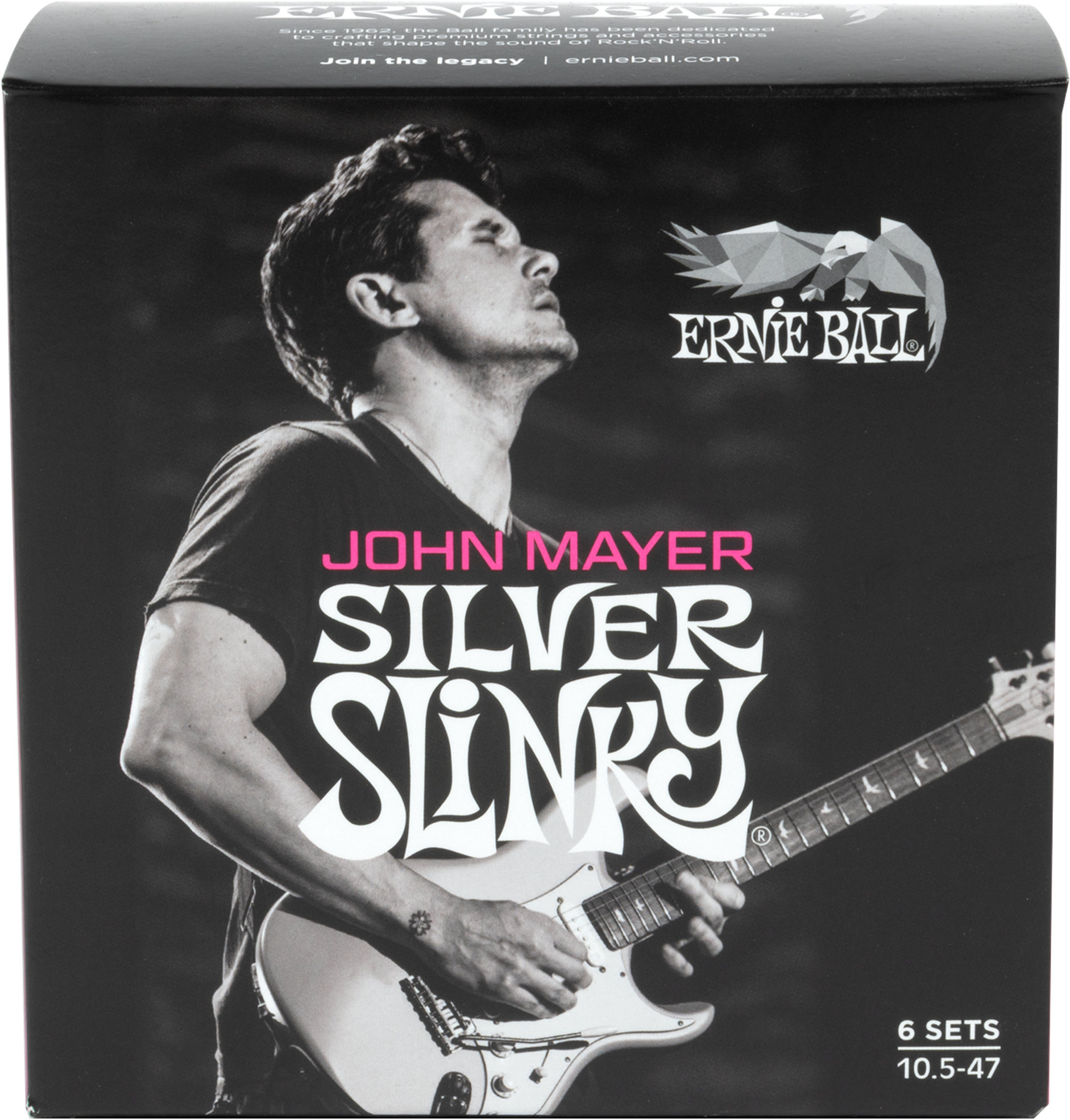 Ernie Ball 3817 John Mayer Silver Slinky 6er Pack