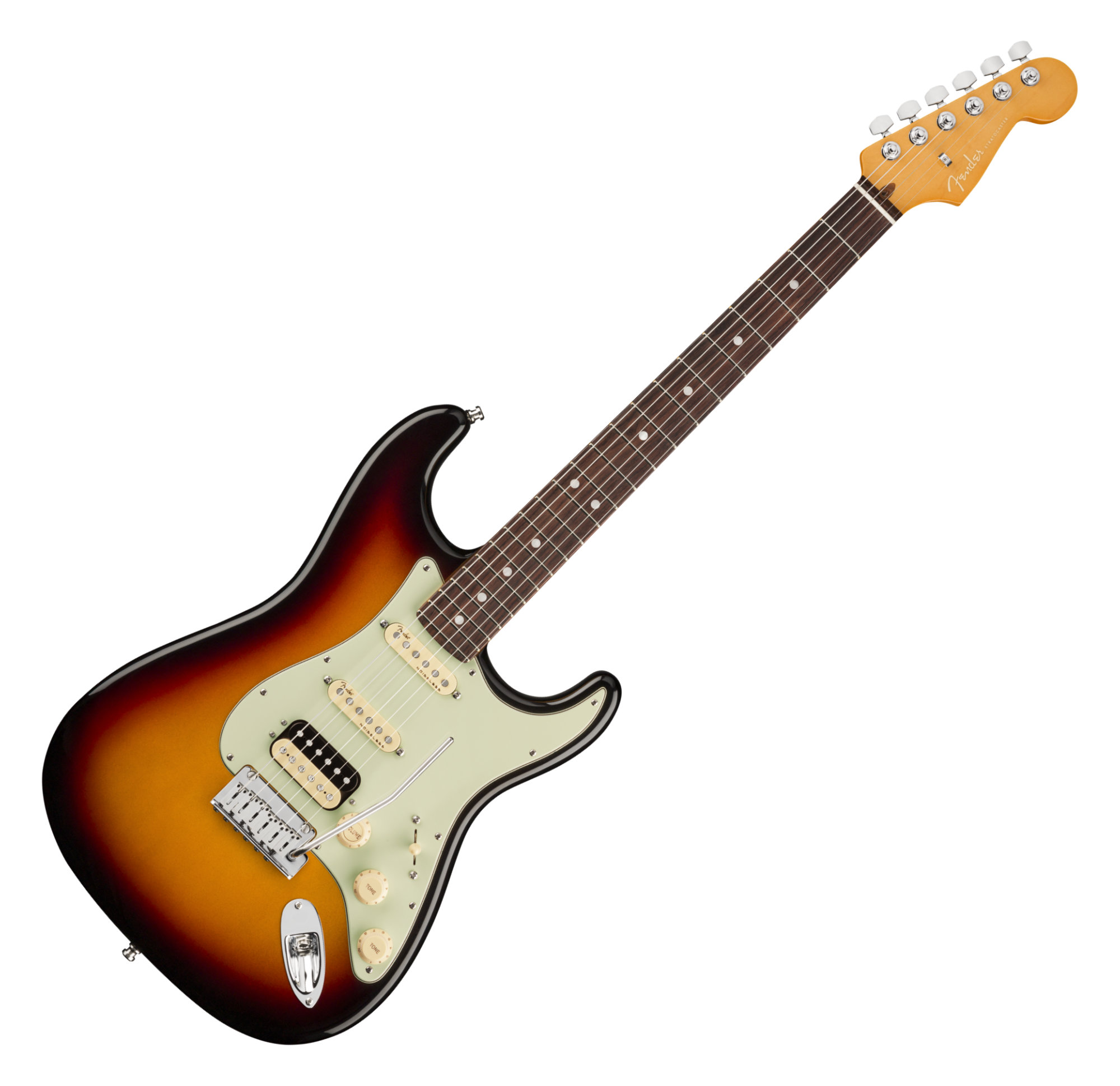 Fender American Ultra Stratocaster RW HSS Ultraburst  - Retoure (Zustand: sehr gut)