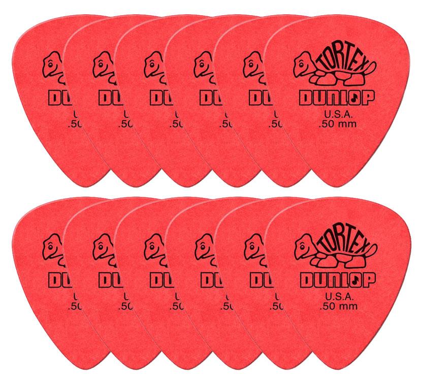 Dunlop Tortex Standard Picks 0,50 mm 12er Player's Pack