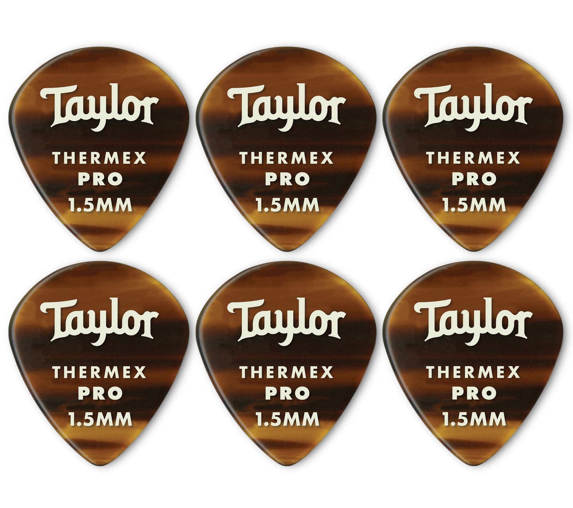 Taylor Thermex Pro 6er Pack Picks Shell 1,50mm Premium 651