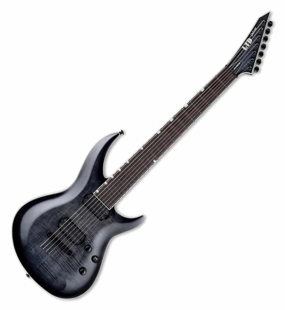 ESP LTD H3-1007 Baritone FM See Through Black Sunburst  - Retoure (Zustand: gut)