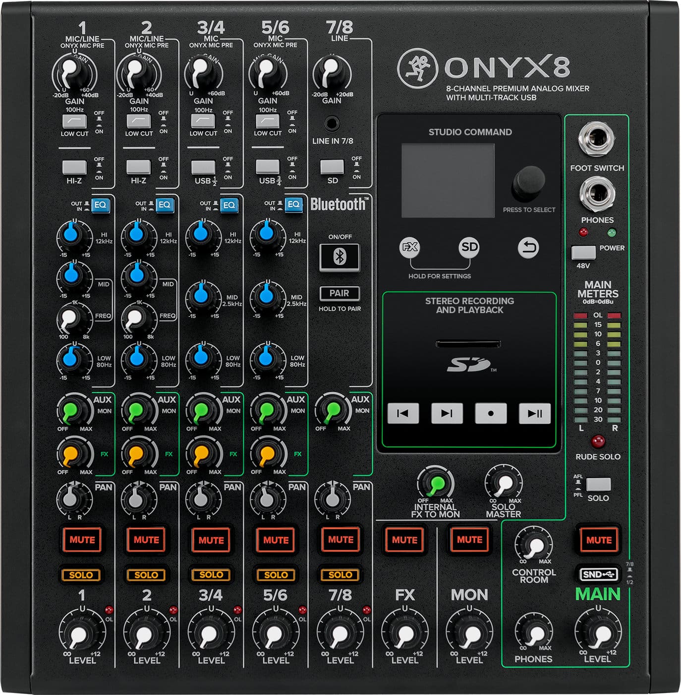 Mackie Onyx8 Mixer  - Retoure (Zustand: sehr gut)