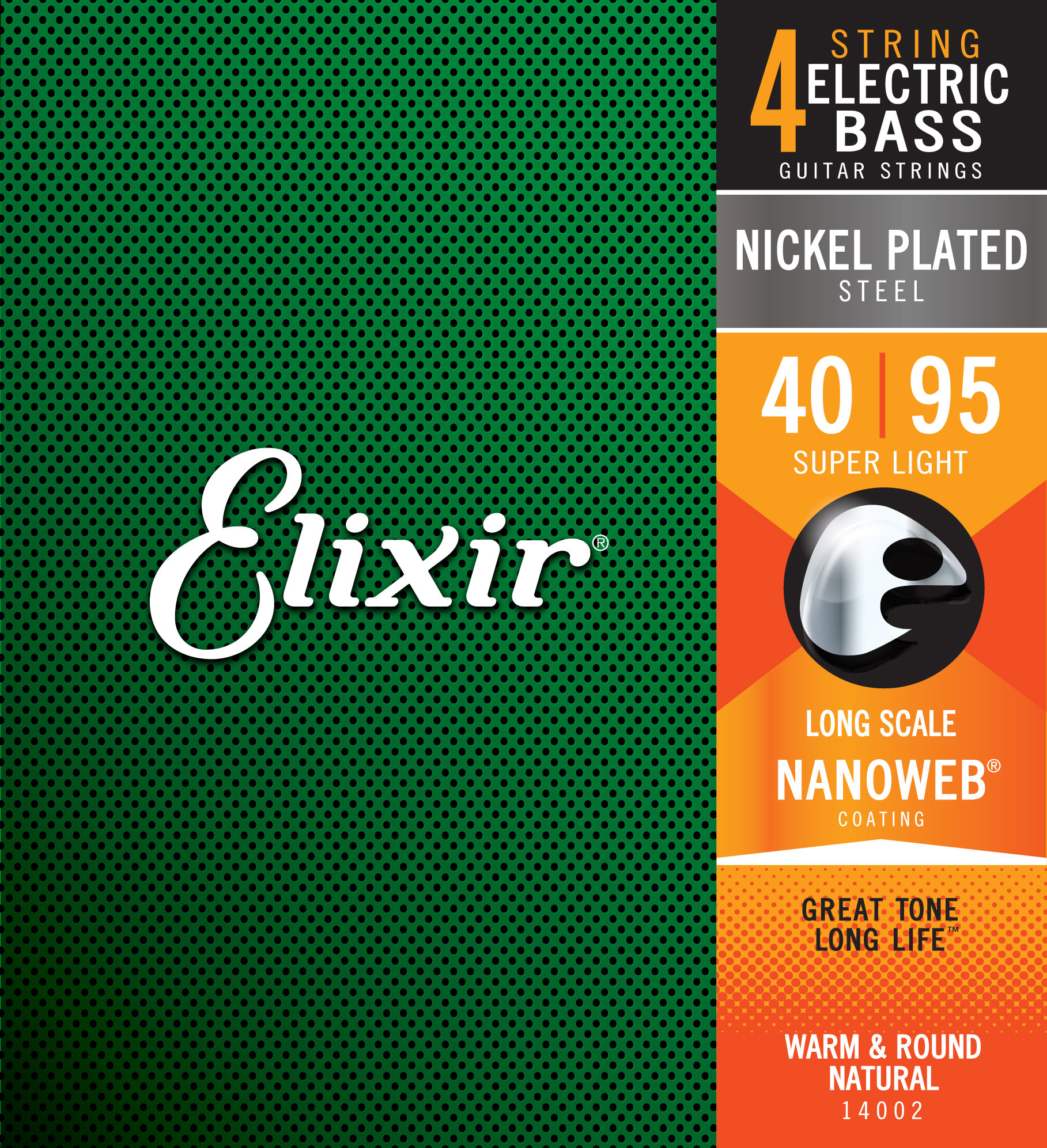 Elixir 14002 E-Bass Nanoweb Long Scale Super Light