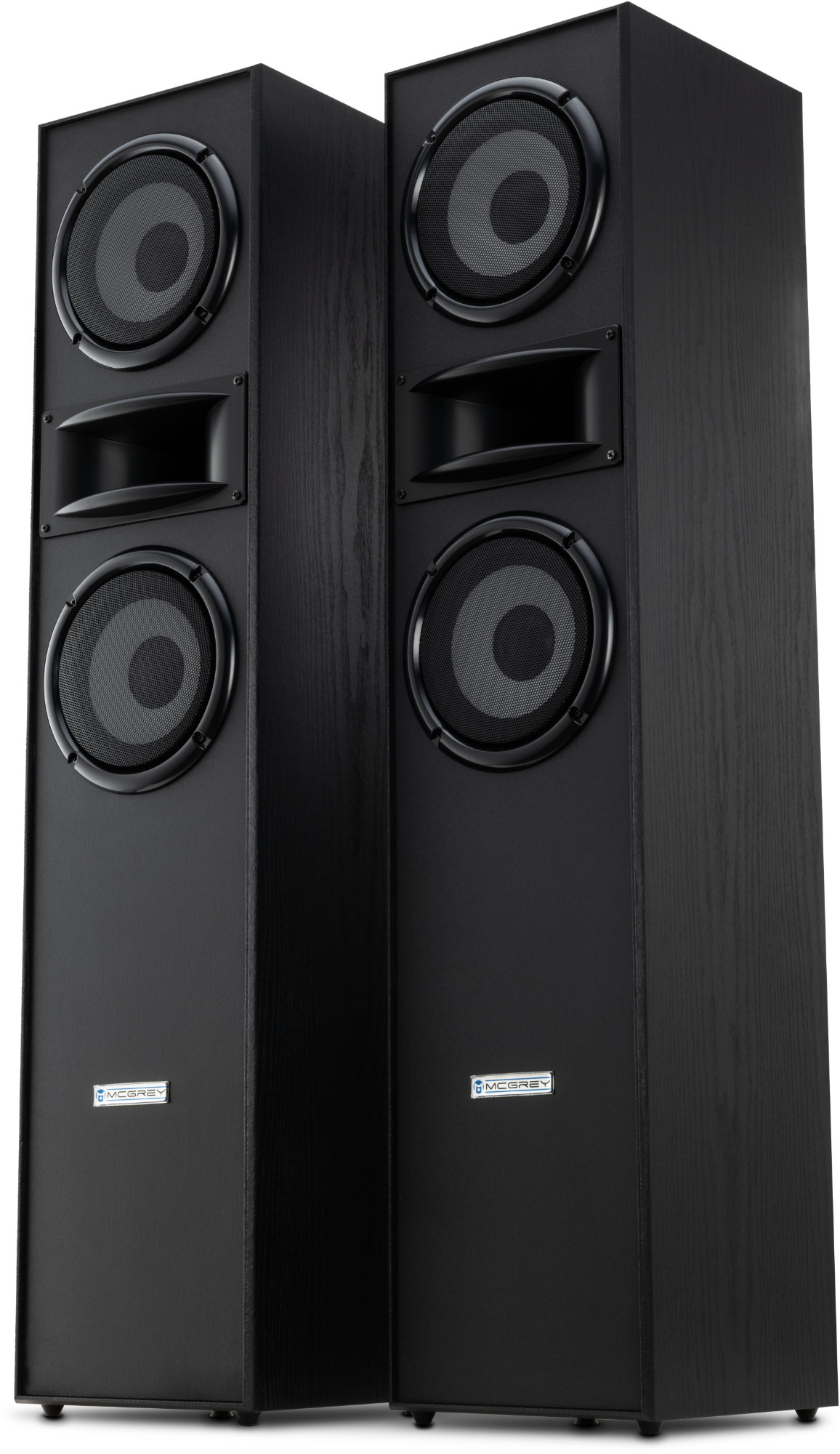 McGrey HTS-65320 BK HiFi Standlautsprecher Paar schwarz 2x 80W RMS  - Retoure (Zustand: akzeptabel)