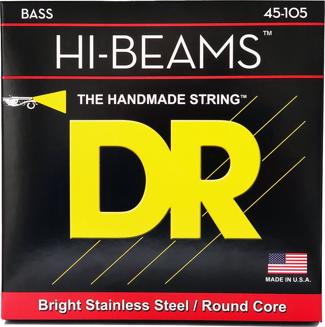 DR Strings Hi-Beam Bass Stainless Steel MR-45 Medium 45-105