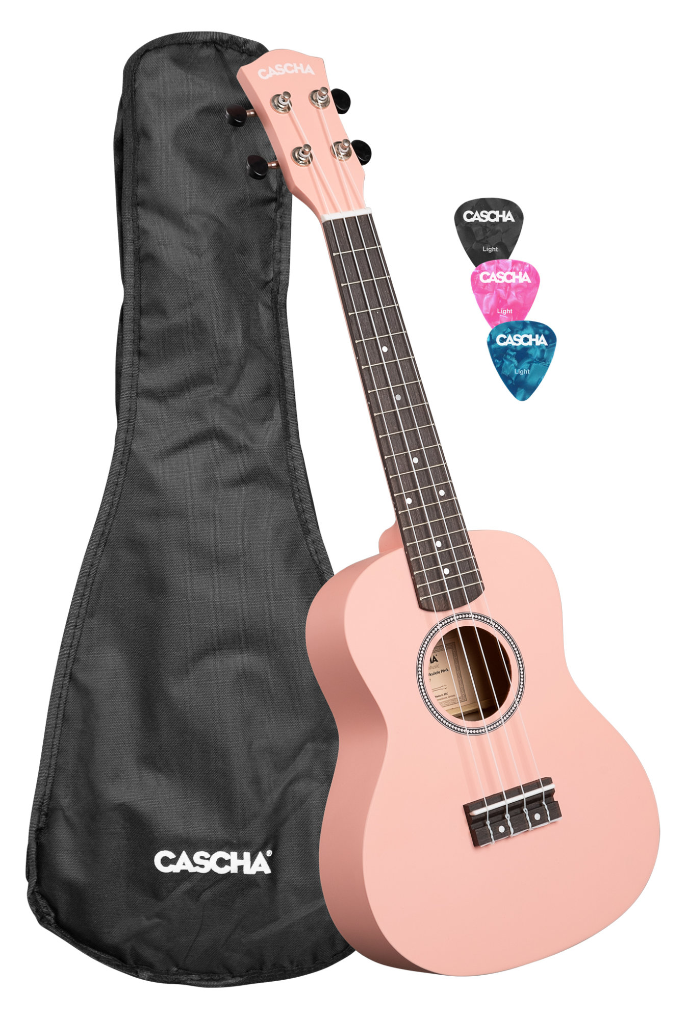 Cascha Konzert Ukulele Linde Pink