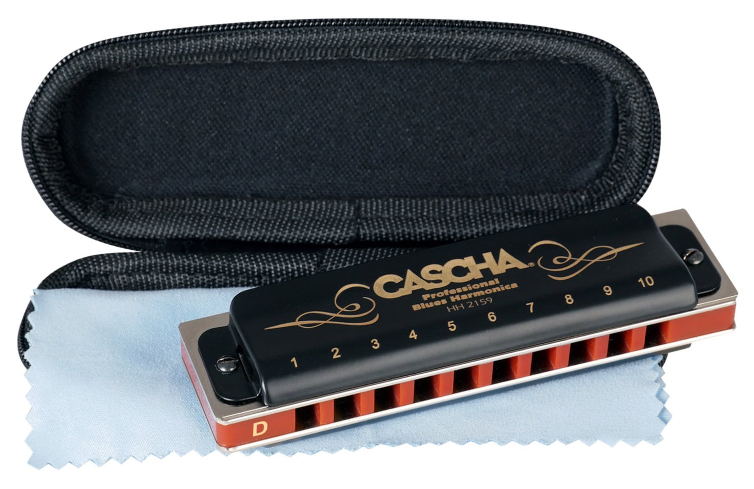 Cascha Professional Blues Mundharmonika D-Dur