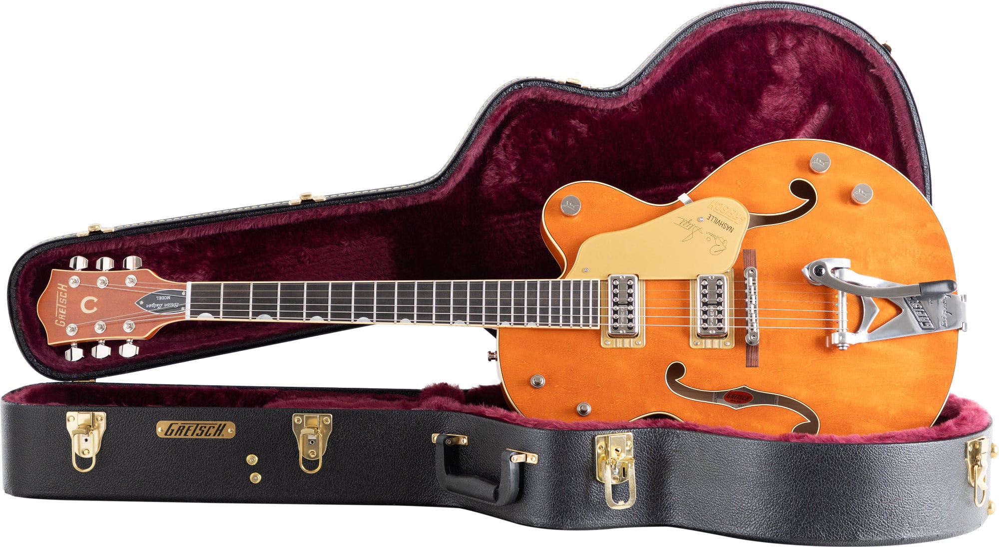 Gretsch Brian Setzer G6120T-BSSMK '59 Smoke Orange  - Retoure (Zustand: sehr gut)