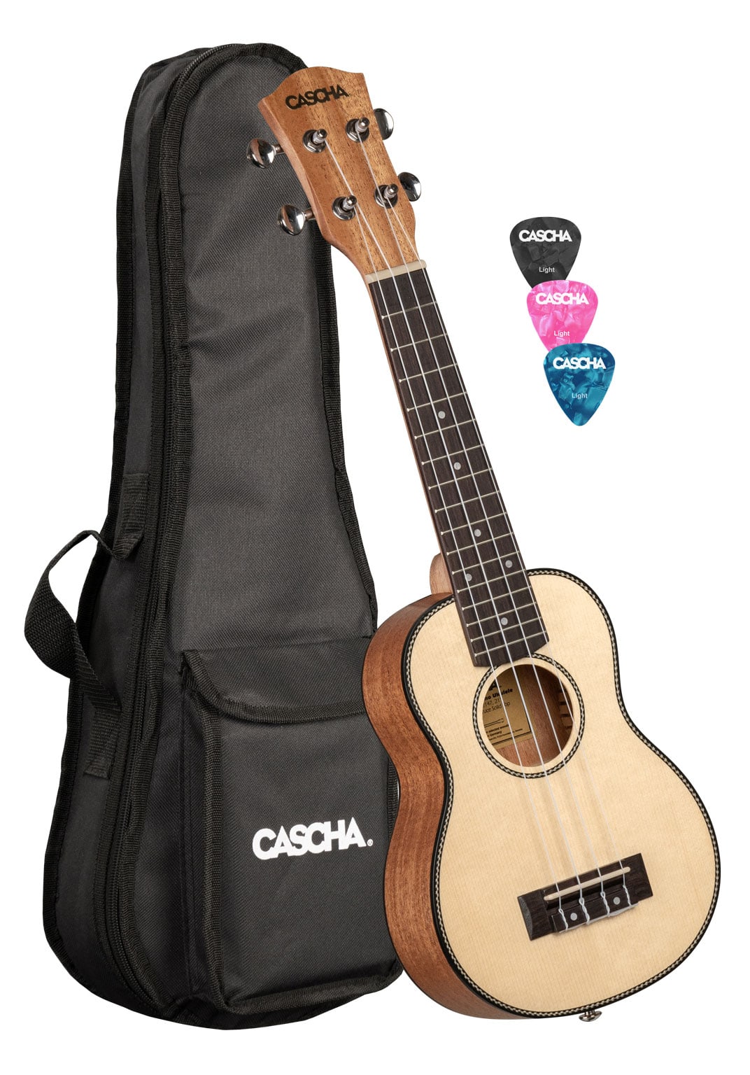 Cascha Sopran Mahagoni Ukulele Set