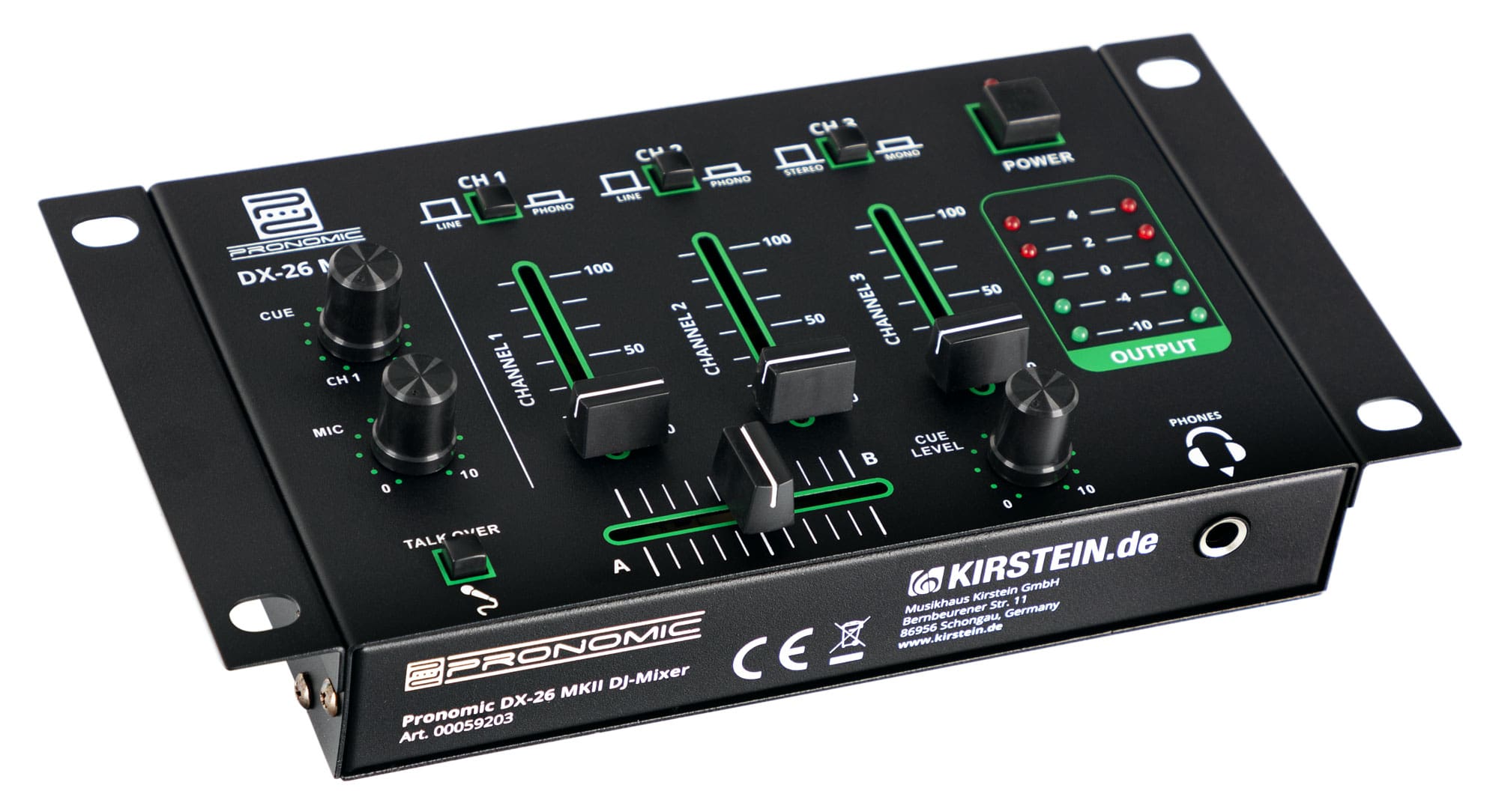 Pronomic DX-26 MKII DJ-Mixer  - Retoure (Zustand: sehr gut)