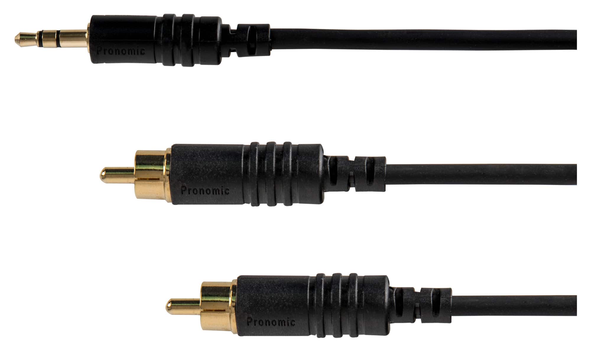 Pronomic Stage J3RC-6m Cavo audio 3,5mm jack stereo/RCA 6m nero