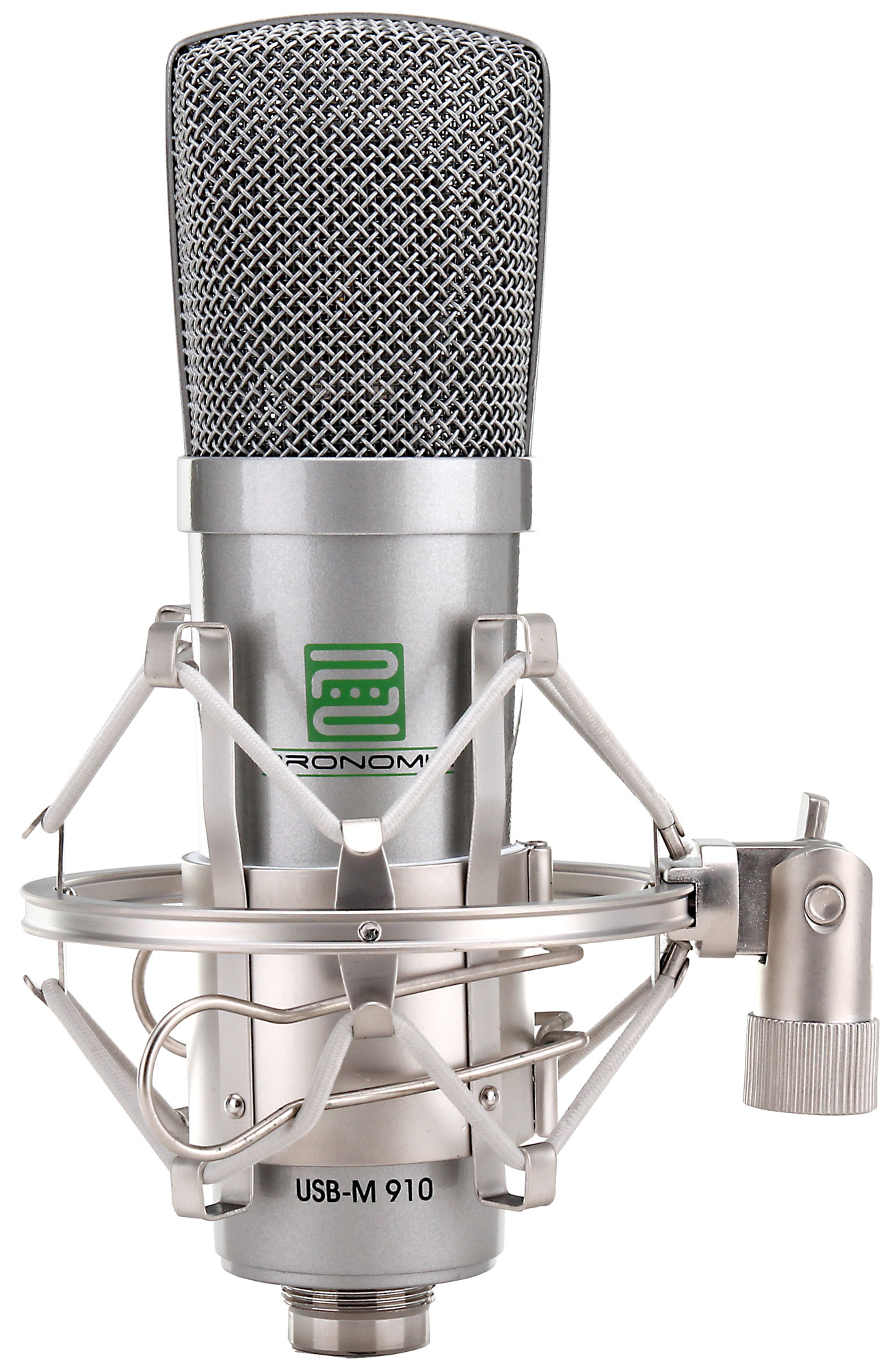 Pronomic USB-M 910 microphone condensateur set complet incl. trépied,  filtre antipop & micscreen