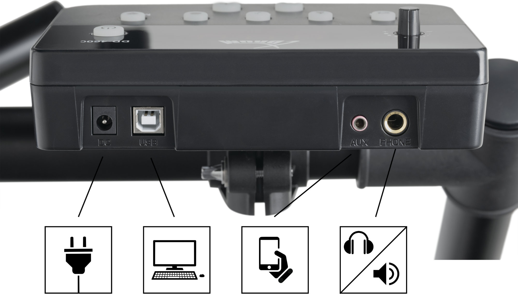 KESHUO Kit De Batterie De Tambour Électronique Intelligente Adulte