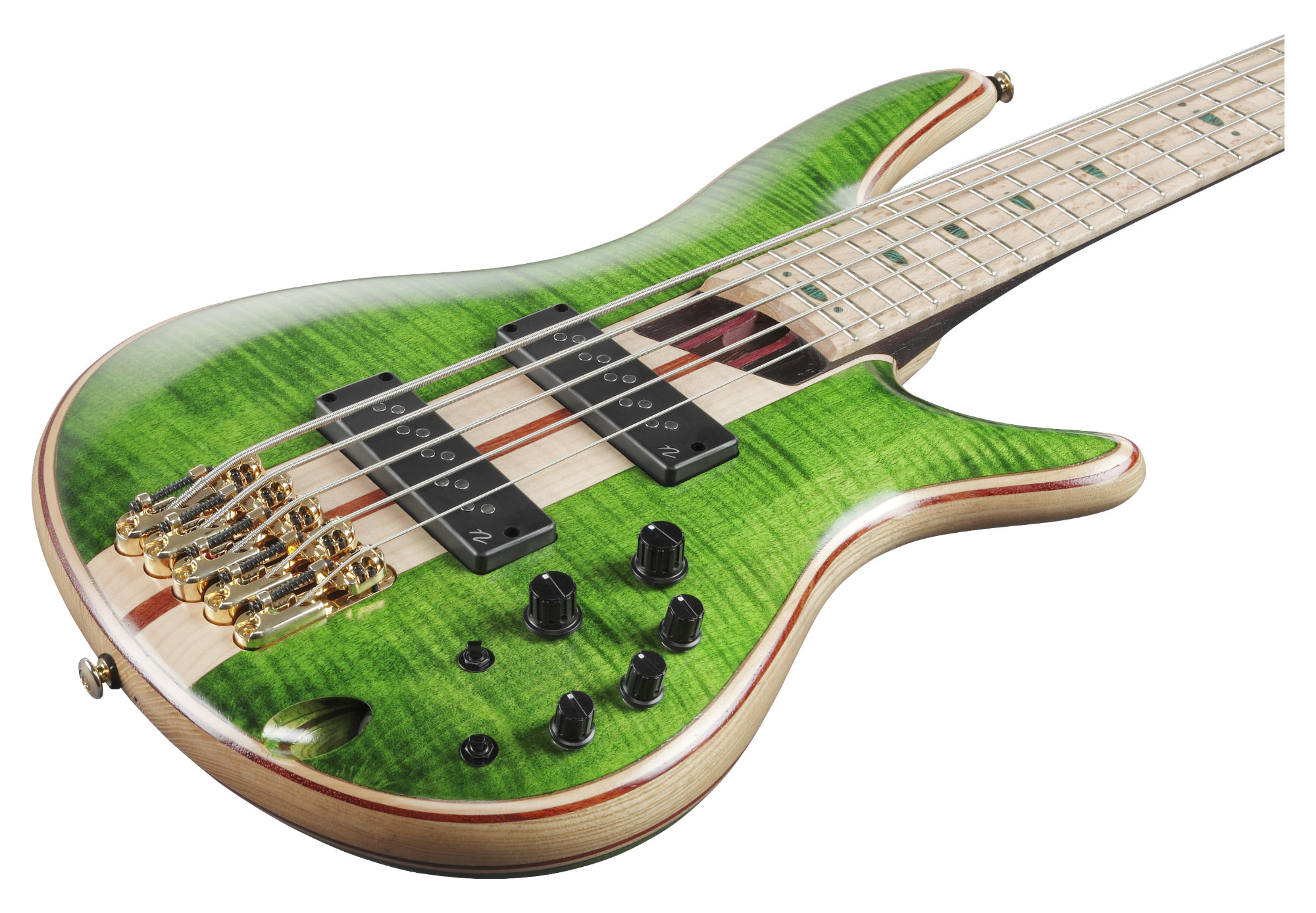 Ibanez SR5FMDX-EGL SR Premium E-Bass Emerald Green Low Gloss