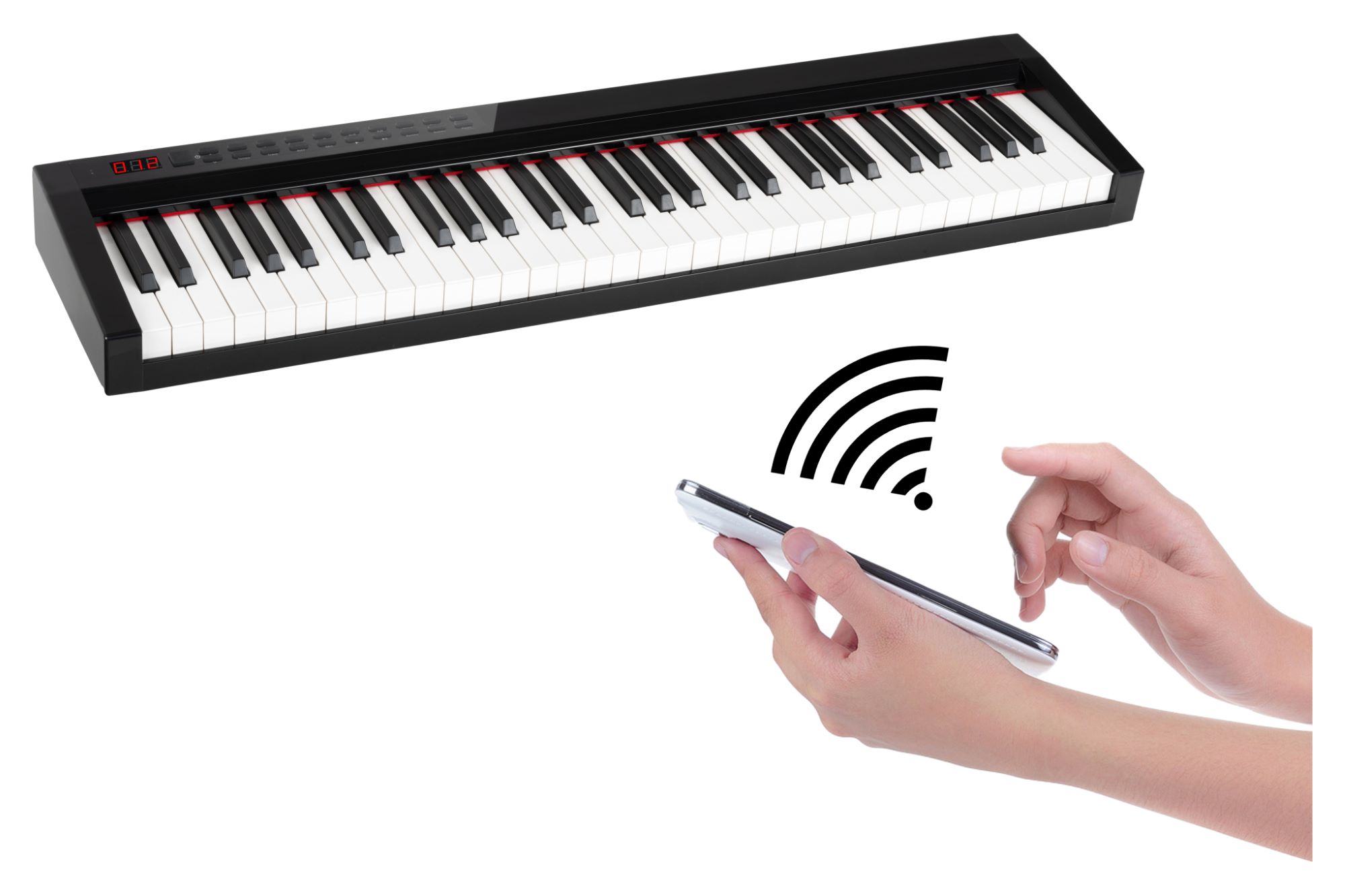 marque generique - 61 touches Électroniques Clavier Musical Piano Numérique  avec Microphone, D'apprentissage Portable Mini Clavier Électrique Piano  Débutant - Claviers maîtres - Rue du Commerce