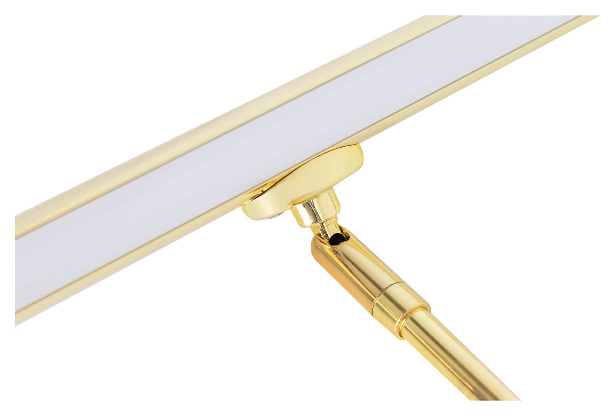 Showlite LED Pianoleuchte warm-weiß gold hochglanz