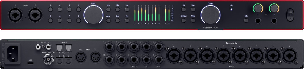 Focusrite Scarlett 18i20 (4rd Gen)