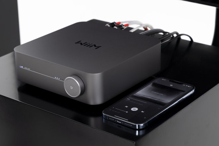 WiiM AMP Pro Multiroom Streaming Verstärker grau