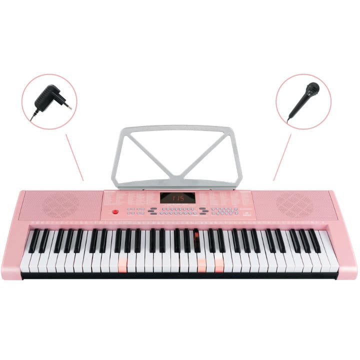 Das McGrey LK-6120-MIC - Durchdachtes Keyboard für Einsteiger mit Leuchttasten und Mikrofon!